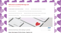 Desktop Screenshot of loveheartstrings.com
